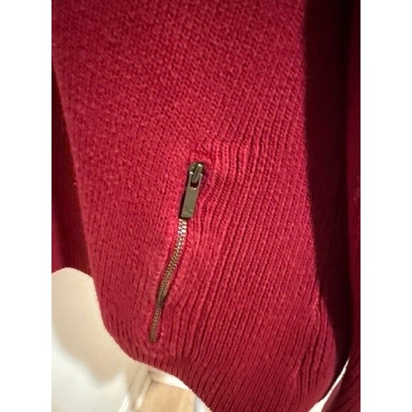 EDDIE BAUER Women's Size XL Full Zip Knit Sweater Jacket Pockets - Picture 5 of 11